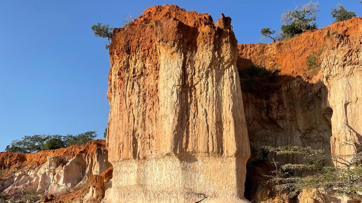 Formazione rocciosa al Grand Canyon di Marafa, Watamu