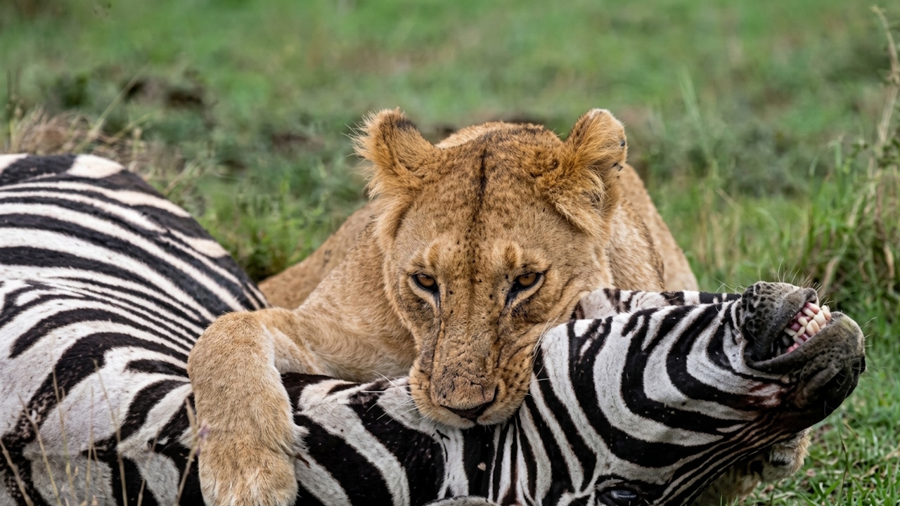 Bufalo africano vicino alla pozza